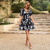 Lady Temperament Waist-tight V-neck Skirt