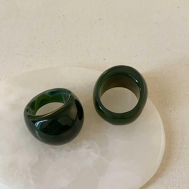 Fashionable Elegant All-match Earrings Ring