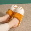 Paw Slippers Autumn Winter Home Shoes Women Kawaii Furry Slides Indoor Floor Bedroom Shoes Couple Slipper Warm Flats Footwear
