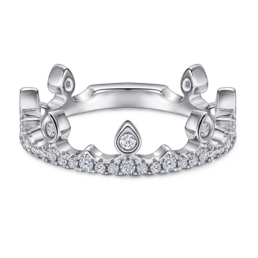European And American S925 Silver Ring Women's Simple