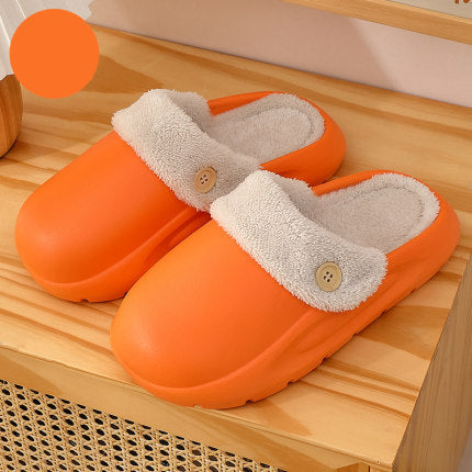 Detachable Washable Slippers Winter Warm House Shoes Bedroom Slippers Women