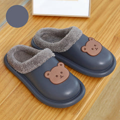 Cute Waterproof Cotton Casual Slippers Women