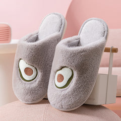 Men And Women Fashion Home Indoor Non-slip Plush Slippers